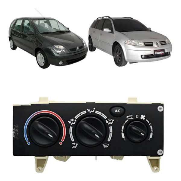 Comando Controle Ar Condicionado Megane Scenic 2002 Cx210