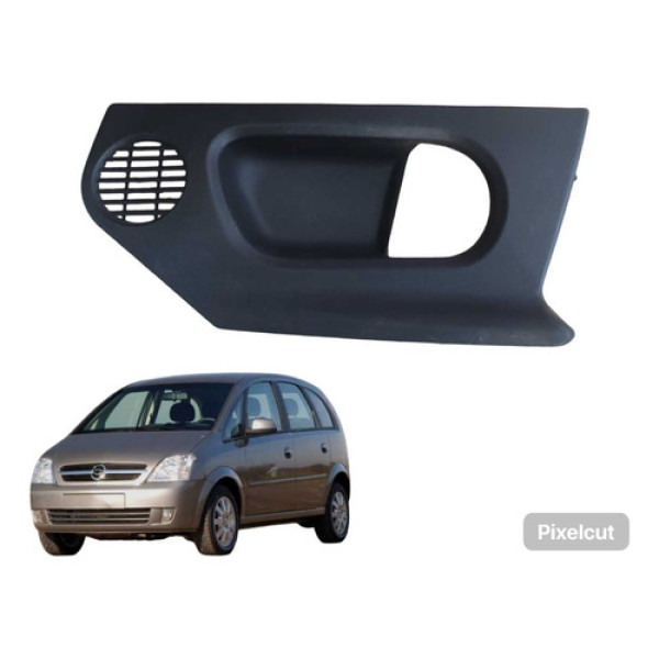Moldura Maçaneta Tras Dir Gm Meriva 2003 A 2011 Cinza-escuro Traseira