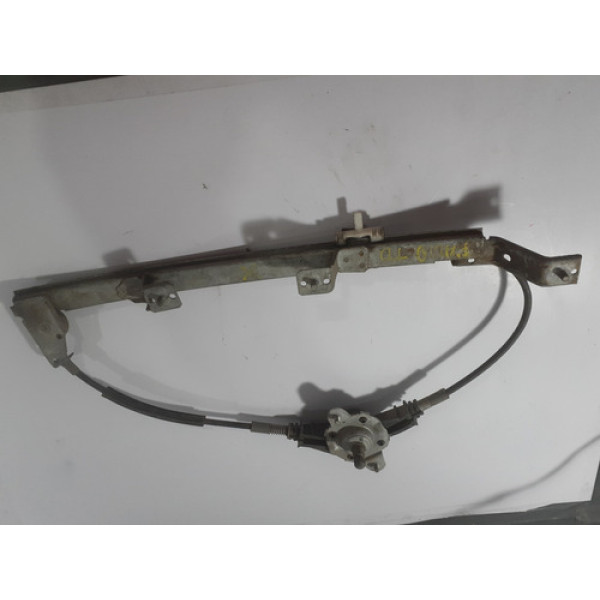 Maquina Vidro Manual Traseira Direita Palio Bolha 