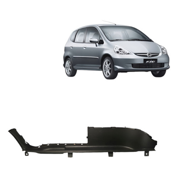 Capa Painel Porta Objetos Esquerdo Honda Fit 2006/2008 Cx518 Preto