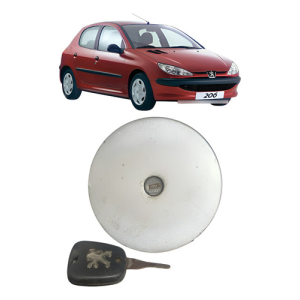 Portinhola Tanque Combustível Peugeot 206 2003 C/chave Cx532