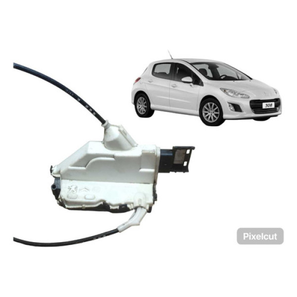 Fechadura Porta Traseira Direita Peugeot 308 2012 A 2019