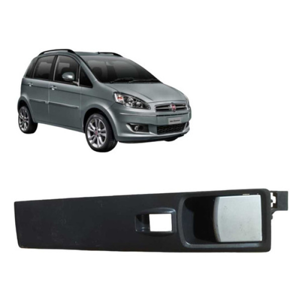 Maçaneta Interna Diant Direita Fiat Idea 2006 2016 Cinza E Preto Dianteira