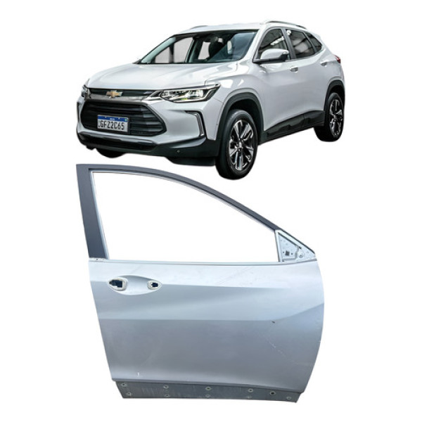Porta Dianteira Direita Chevrolet Tracker Premier 2022 Dianteira Direito Prata