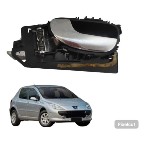 Maçaneta Interna Dianteira Esquerda Peugeot 307 2006 2007 Dianteira