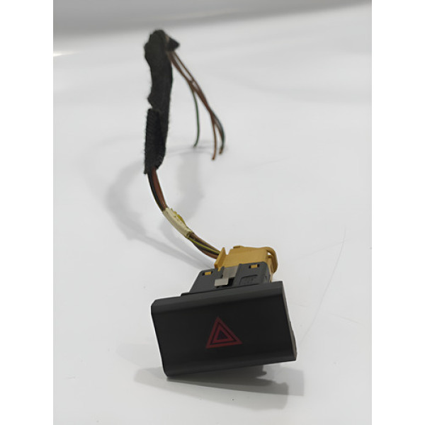 Botão Pica Alerta Volkswagen Gol Saveiro Voyage Cx243 Preto