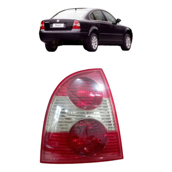 Lanterna Traseira Esquerda Vw Passat Alemão 2001/2005  Esquerdo/motorista Vermelho