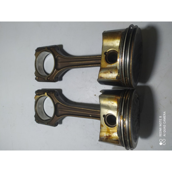 Jogo Pistão E Biela Volkswagen Jetta 2.5 5cc 20v Std 09 A 14