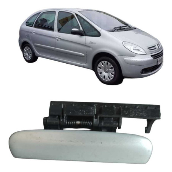 Maçaneta Externa Dianteira Esquerda Xsara Picasso 2010 Cinza Dianteira