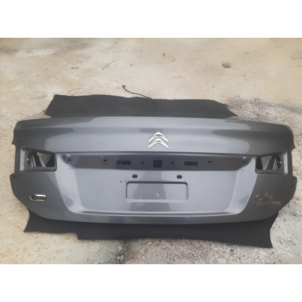 Tampa Traseira Citroen C4 Lounge 2016/2019 Prateado Prateado