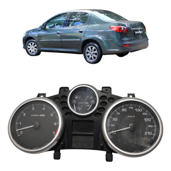 Painel Instrumento Peugeot 207 1.4 2010 Cx471 Preto