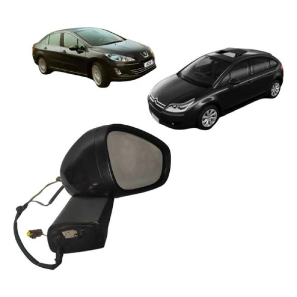 Retrovisor Eletrico Dir Citroen C4 Peugeot 408 2012 19 Cx337