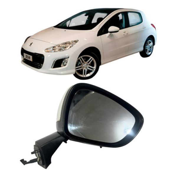 Retrovisor Elétrico Lado Direito Peugeot 308 2012 2018 Cx530