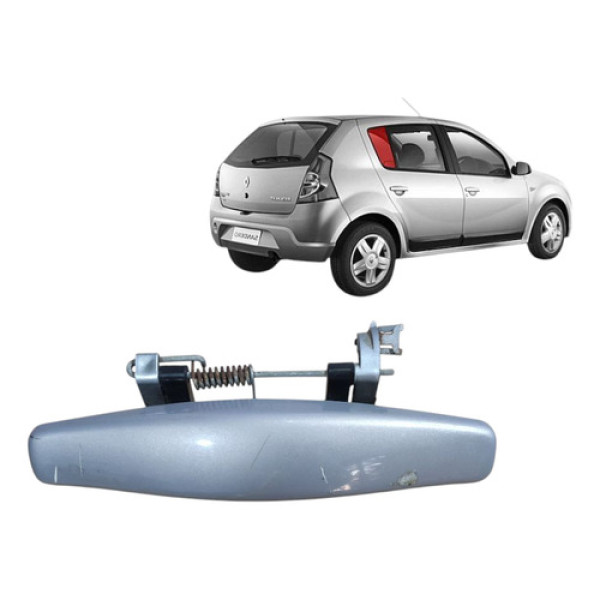 Maçaneta Externa Tras Esquerda Renault Sandero 2014 Cx414 Traseira