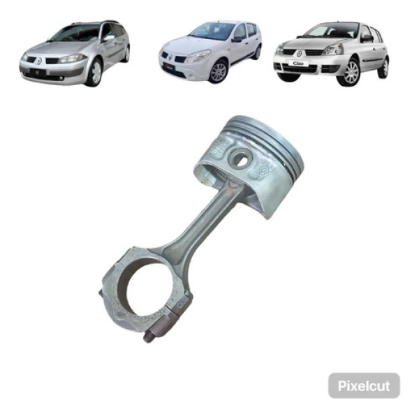Pistao Biela Renault Sandero Megane Clio 1.6 16v 2004 2009
