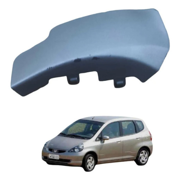 Acabamento Volante Direcao Honda Fit 2004-2008 Cinza-escuro