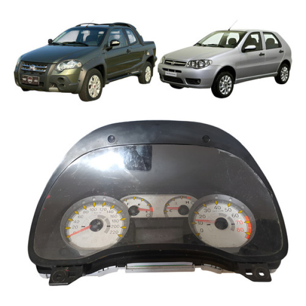 Painel De Instru Fiat Palio Strada Adventure 2010/14 Cx292 Preto