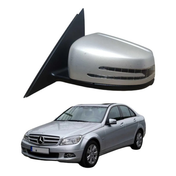 Retrovisor Eletrico Esq Mercedes C280 2009 C/pisca Cx412