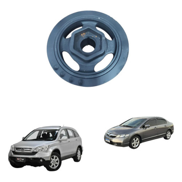 Polia Virabrequim Honda Crv 09/12 Civic 07/11 Cx193