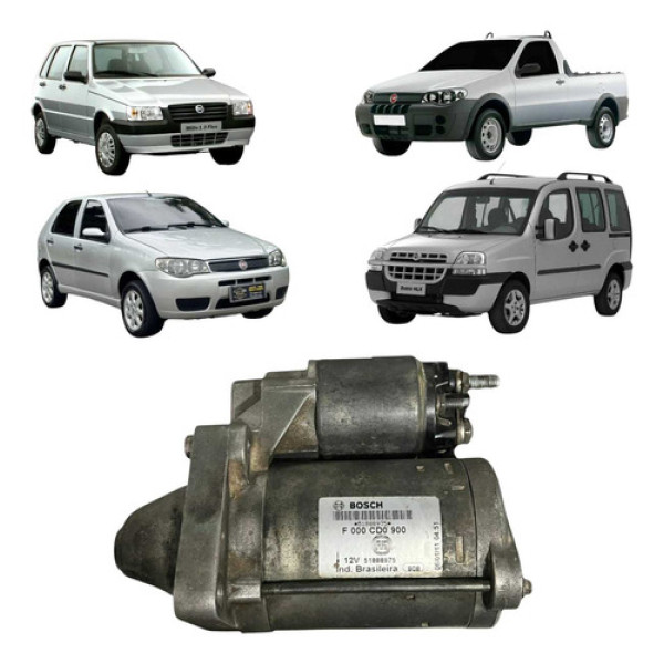 Motor De Partida Para Fiat Palio Doblo Siena Strada Uno Fire