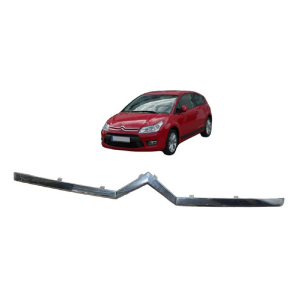 Friso Cromado Parachoque Citroen C4 2008 2017 Cromado