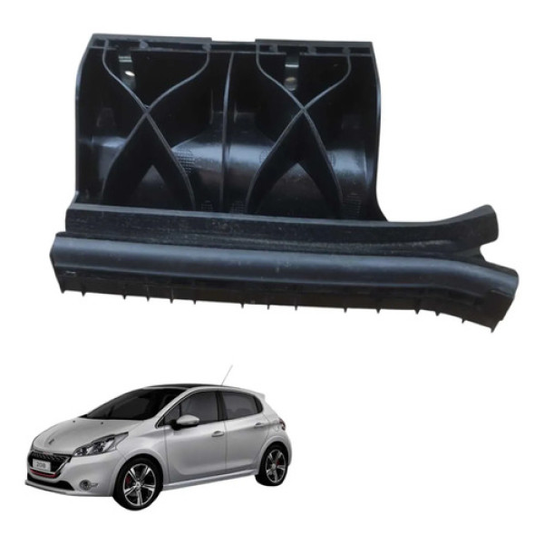 Guia Canaleta Vidro Dianteiro Esquerdo Peugeot 208 2015 2018 Preto