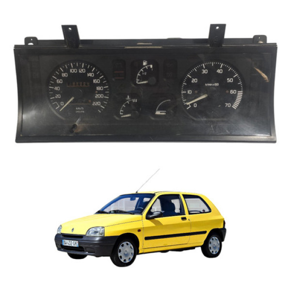 Painel Instrumentos Renault Clio 1996/1999 Cx493 Preto