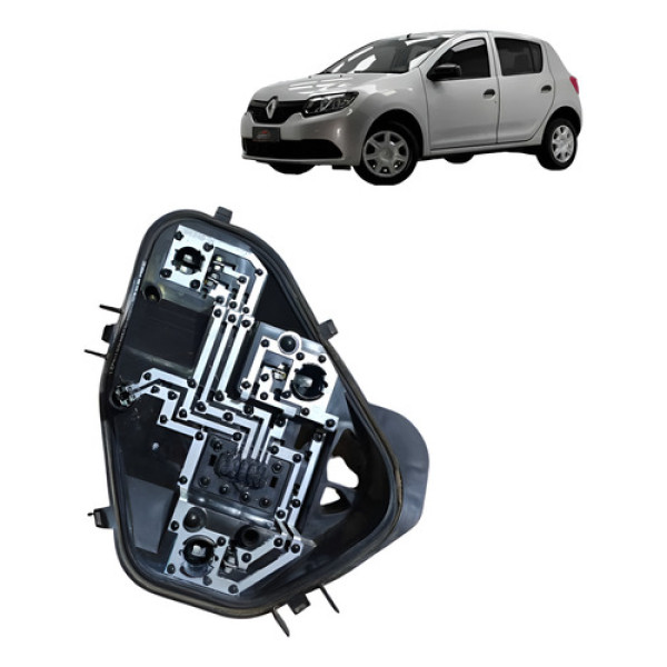 Circuito Lanterna Traseira Esquerda Sandero 2015 2019 Usado - Esquerdo/motorista - Branco