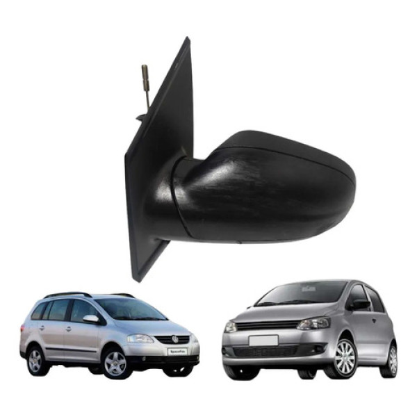 Retrovisor Elétrico Esquerdo Vw Fox Spacefox 2004 A 2010