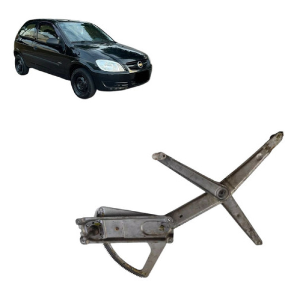 Máquina Vidro Manual Direito Gm Celta 2 Portas 2007 P7
