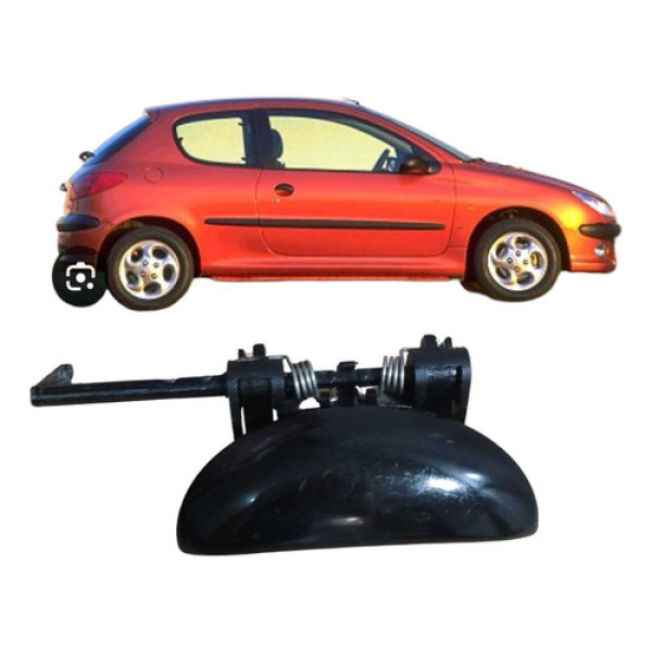 Maçaneta Externa Traseira Peugeot 206 1999 A 2009 Traseira