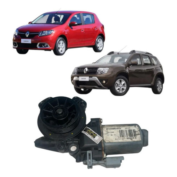 Motor Vidro Diant. L/e Sandero /duster 1.0 11/15 Cx366