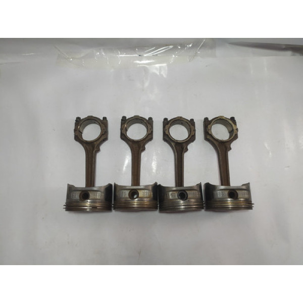 Jogo Pistao Ford Courier Focus 1.6 8v Zetec Rocam Flex P6