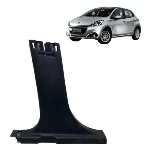 Moldura Interna Esquerda Coluna  Peugeot 208 2014/2018