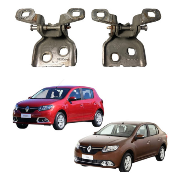 Par Dobradiça Porta Tras. Direita Sandero Logan 14/18 Cx511