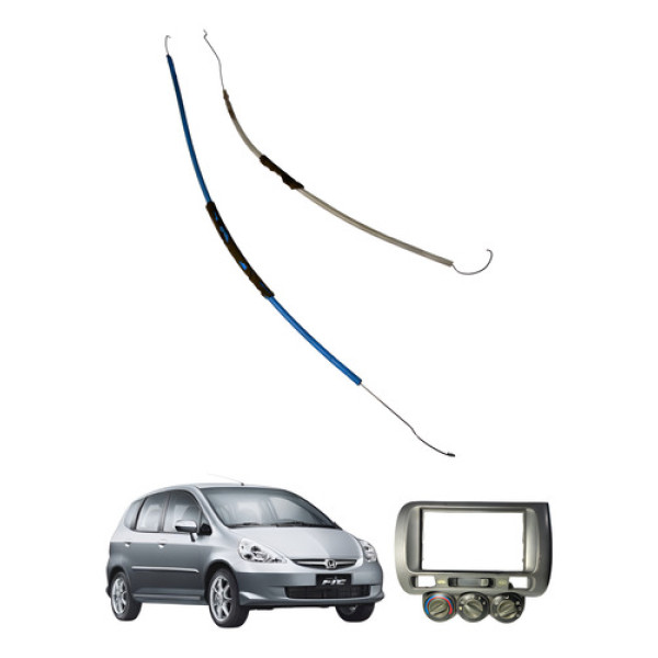 Cabos Comando Ar Condicionado Honda Fit 2004/2008 Cx521