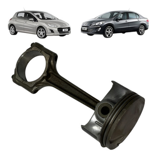 Pistão E Biela Peugeot 308 408 1.6 16v Flex 2012/2014 Cx316
