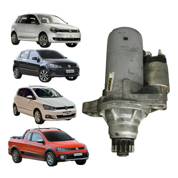 Motor Arranque Volkswagen Saveiro Up Fox Gol Polo 1.0 3cc