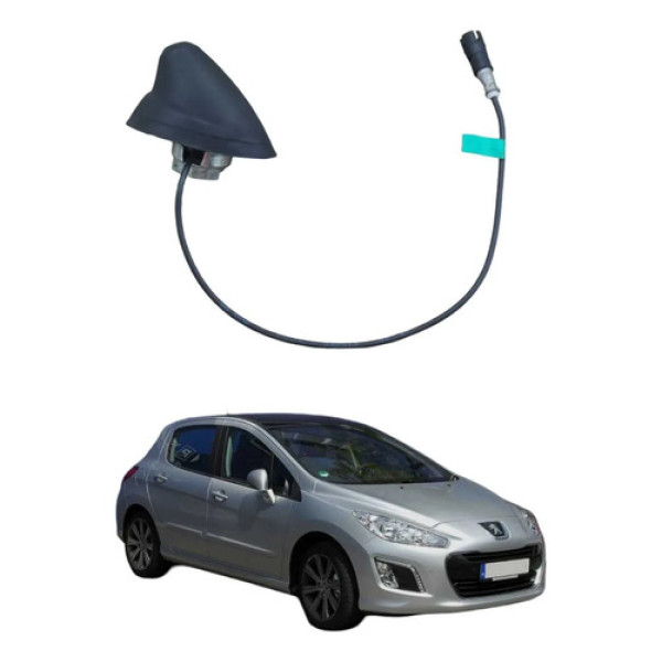 Base Antena Teto Peugeot 308 2011 A 2013 Preto