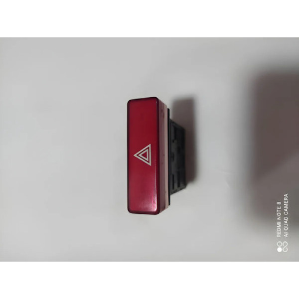 Botão Pisca Alerta Honda City 2015 Cx Vermelho