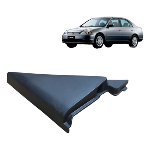 Moldura Interna Retrovisor Esquerdo Honda Civic 2001a2006 Preto