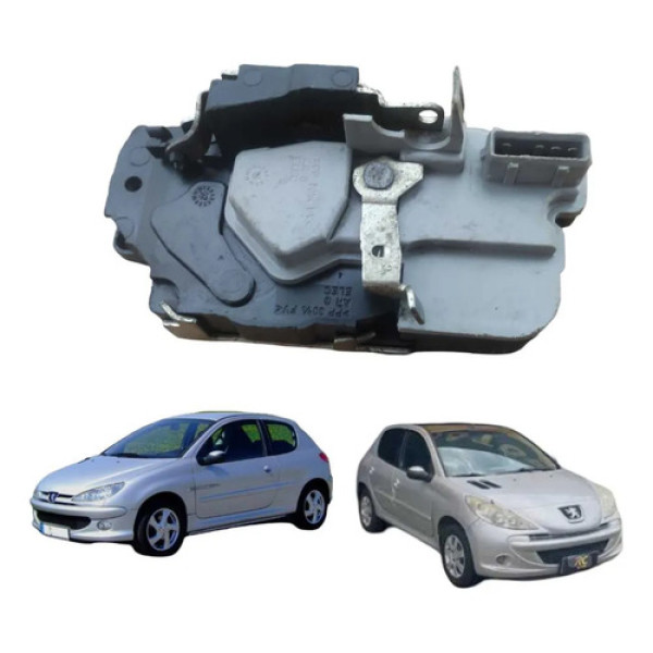 Fechadura Elétrica Traseira Esq Peugeot 206 207 2004 A 2010