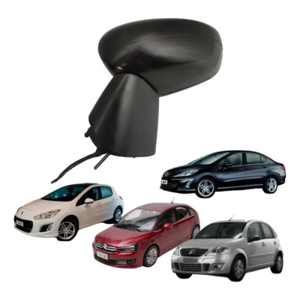 Retrovisor Eletrico Esq Peugeot 308 Citroen C3 2012 20 Cx271