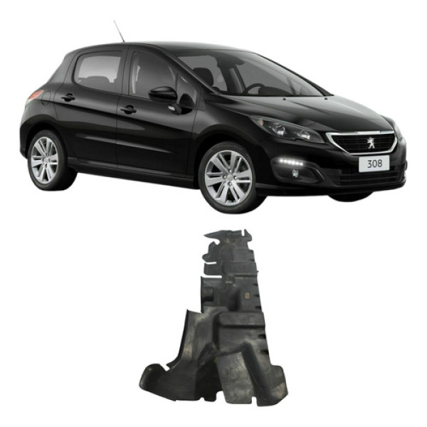 Defletor Radiador Lado Direito Peugeot 308 11/15 Cx173