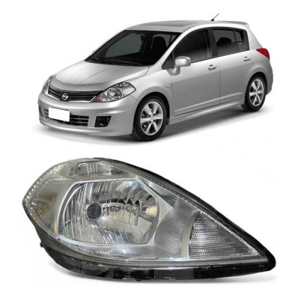 Farol Dianteiro Direito Nissan Tiida 2012 A 2014 Direito/passageiro