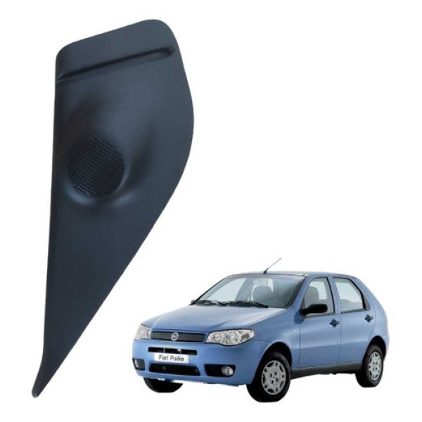 Moldura Retrovisor Direito Fiat Palio 2004 A 2012 Preto
