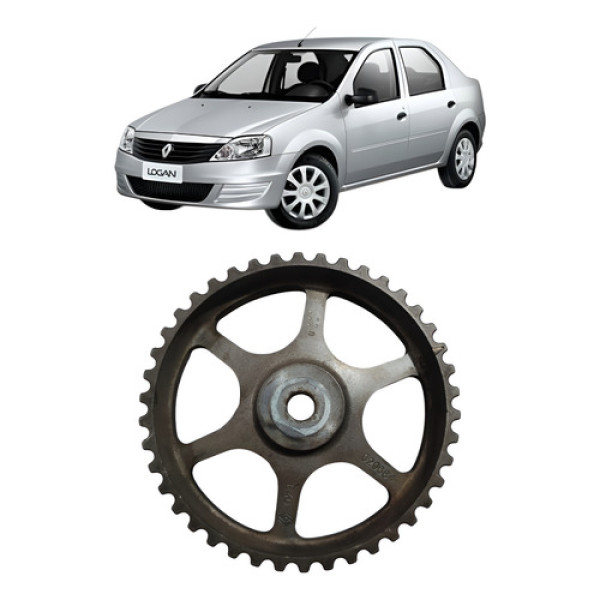 Polia Comando Valvula Sandero Logan 1.0 16v 08 A 2012 Cx171