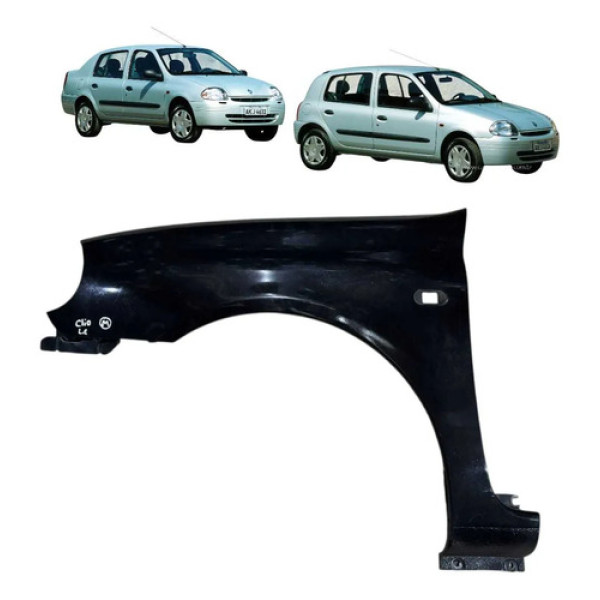 Paralama Dianteiro Esquerdo Renault Clio 2000/2003