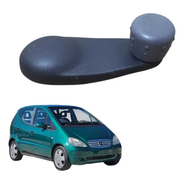 Manivela Vidro Traseiro Esq Mercedes Classe A190 2001 2005 Cinza-escuro