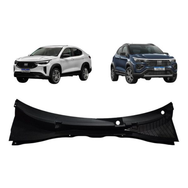 Grade Churrasqueira Fiat Pulse Fastback 21 A 24 P29 Preto Fosco